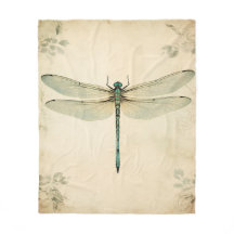 Dragonfly Fleece Blanket
