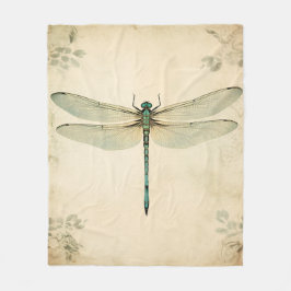 Dragonfly Fleece Blanket