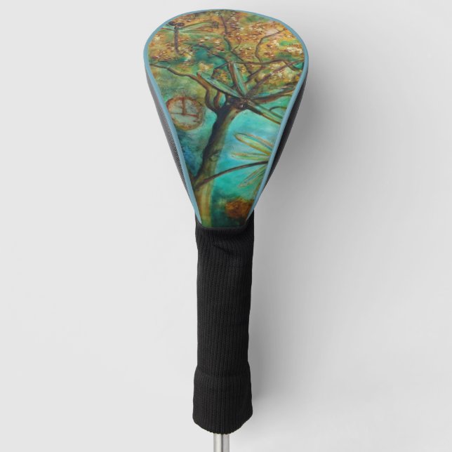 Dragonfly-Flirt Golf Headcover (Vorderseite)
