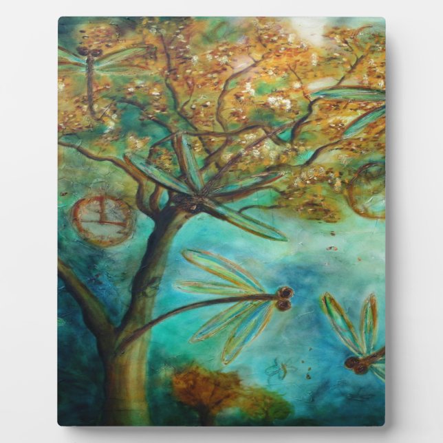 Dragonfly Flirtation Fotoplatte (Vorderseite)