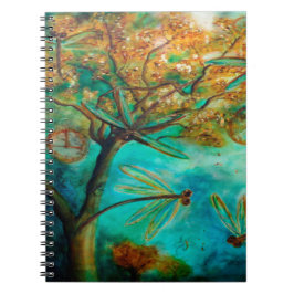 Dragonfly Flirtation Notizblock