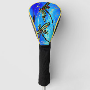Dragonfly Flit Electric Blue Golf Headcover