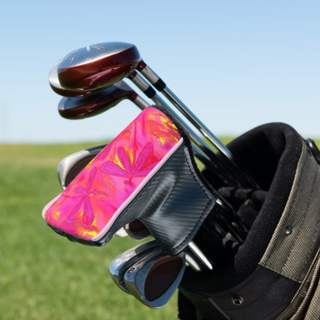 Dragonfly Flit Hazy Days Golf Headcover (In Situ)