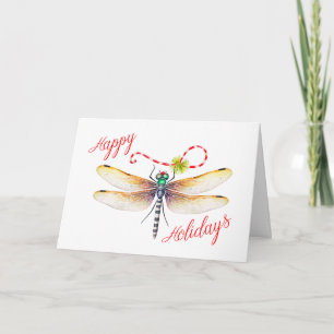 Dragonfly Frohe Weihnachten Weihnachtsmann Xmas Karte