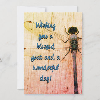 Dragonfly Geburtstagskarte! Einladung