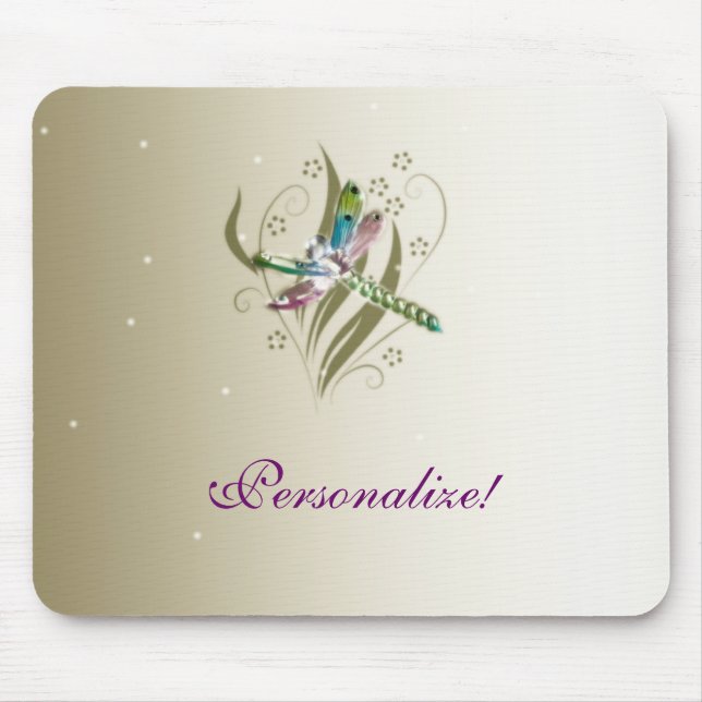 Dragonfly Glow Mousepad (Vorne)