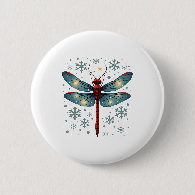 Dragonfly-Glühen Button (Vorderseite)
