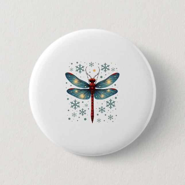 Dragonfly-Glühen Button (Vorderseite)