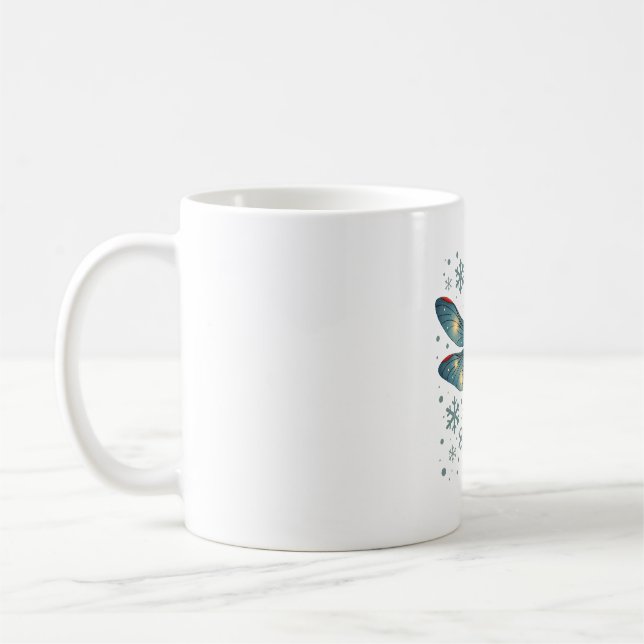 Dragonfly-Glühen Kaffeetasse (Links)