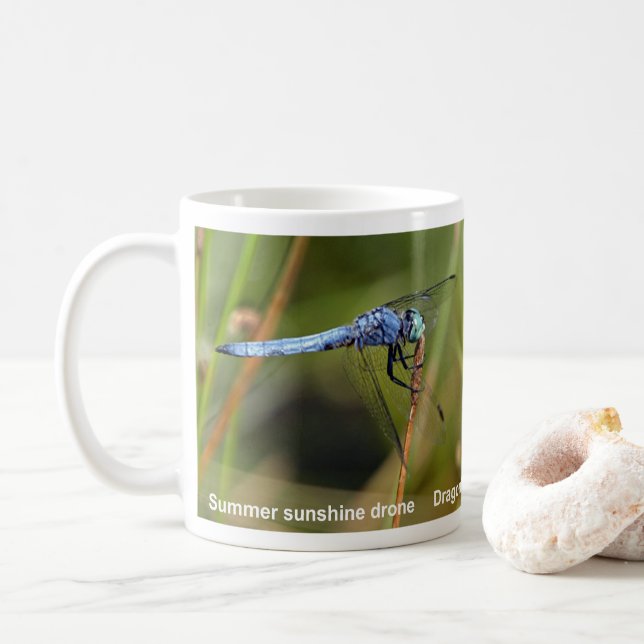 Dragonfly Haiku-Tasse Kaffeetasse (Mit Donut)