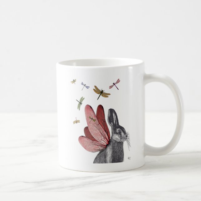 Dragonfly Hare Kaffeetasse (Rechts)