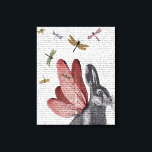 Dragonfly Hare Leinwanddruck<br><div class="desc">Tiere & Natur</div>