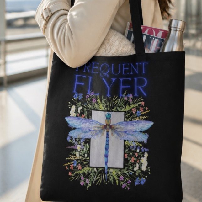 Dragonfly Häufiger Flyer Tote Bag Tasche (Von Creator hochgeladen)