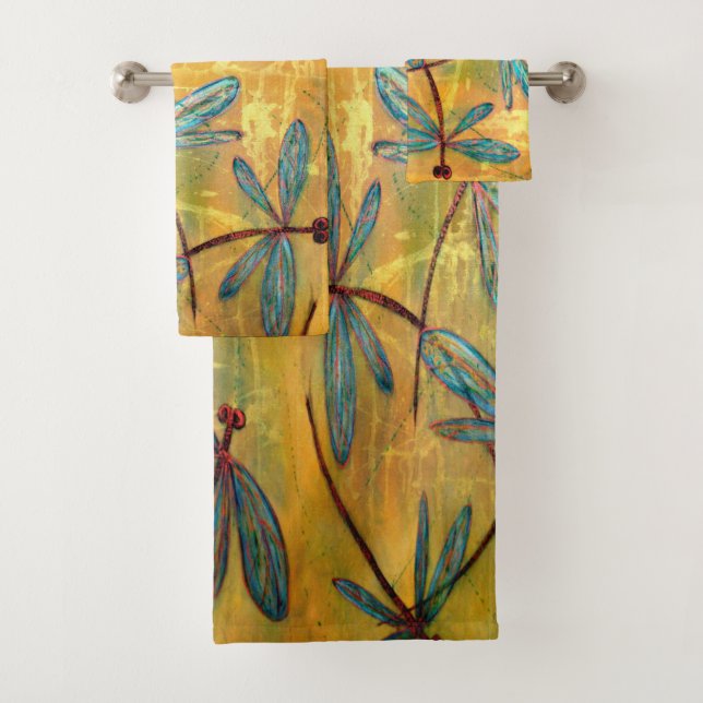 Dragonfly Haze Badhandtuch Set (Insitu)