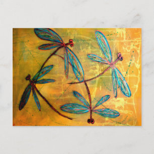 Dragonfly Haze Postkarte