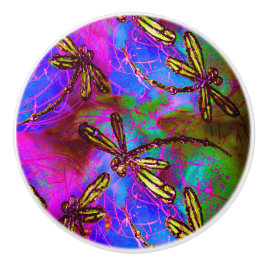 Dragonfly Hippy Flit Keramikknauf