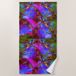 Dragonfly Hippy Flit Strandtuch