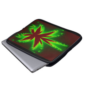 Dragonfly in Flammen - Laptop-Tasche Laptopschutzhülle