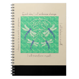 Dragonfly | Inspirational Spiral Notebook Notizblock
