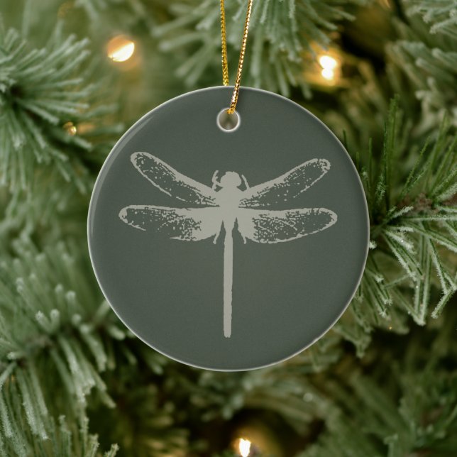 Dragonfly Keramik Ornament (Baum)