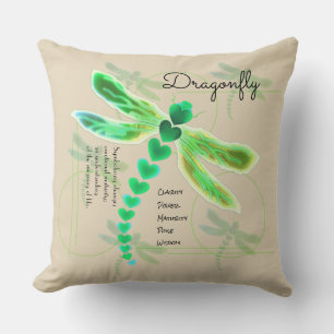 Dragonfly   Khaki 20"x20" Kissen