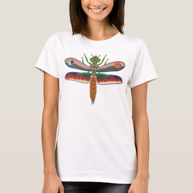 Dragonfly/Libelle Psycho T-Shirt (Vorderseite)
