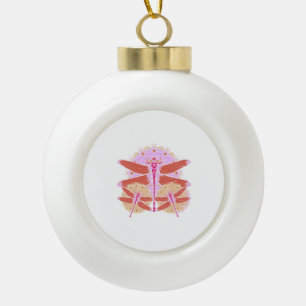 Dragonfly-Liebhaber von Insekten Keramik Kugel-Ornament