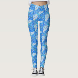 Dragonfly-Malerei Leggings
