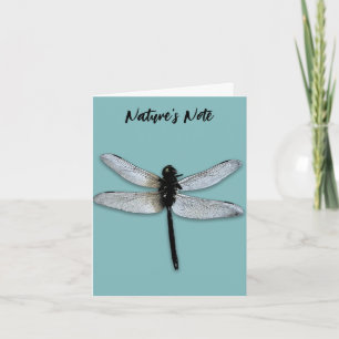 DRAGONFLY MODERN FOTO NOTE CARD