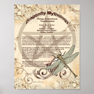 DRAGONFLY MYTHOLOGY POSTER