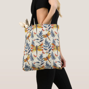 Dragonfly Nature Themed Tote Bag Tasche