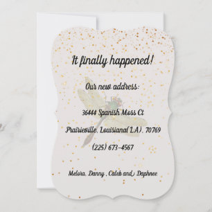 Dragonfly New Place Faire-part