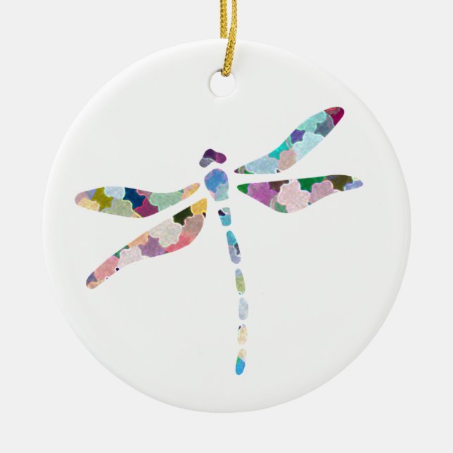 Dragonfly-Ornament Keramik Ornament (Vorne)