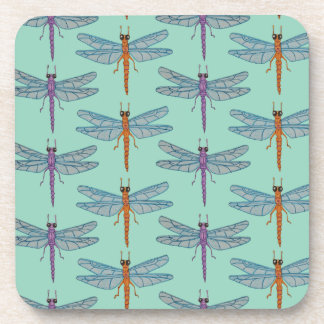 Dragonfly pattern getränkeuntersetzer