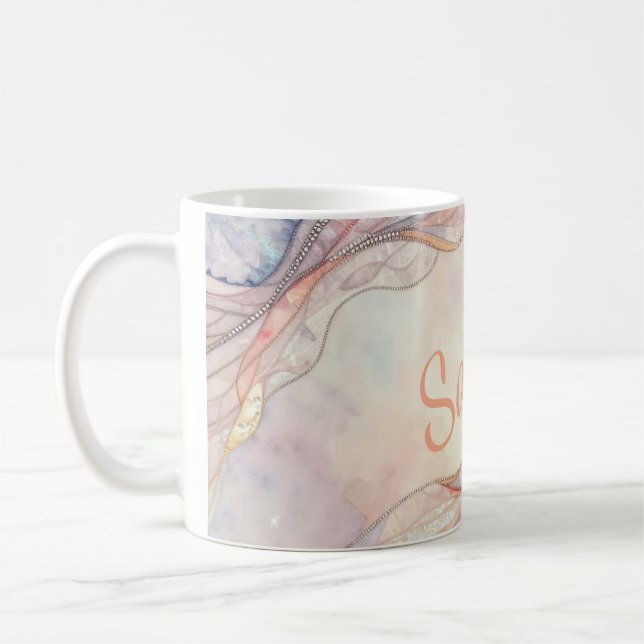  dragonfly pattern Mug (Gauche)