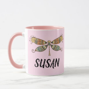 DRAGONFLY PERSONALISIERT KAFFEE TASSE