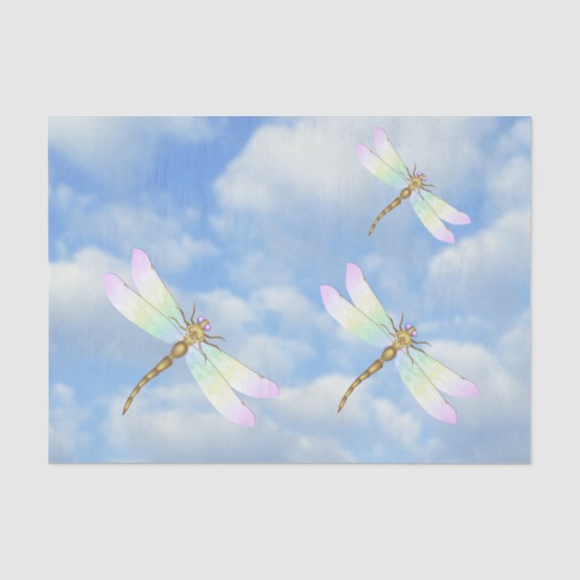 Dragonfly Seidenpapier (Vorderseite)
