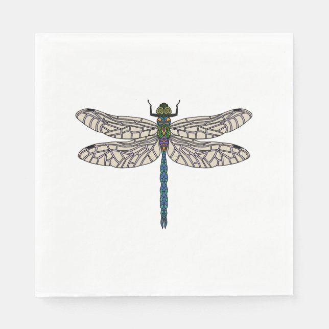 Dragonfly Serviette (Vorderseite)