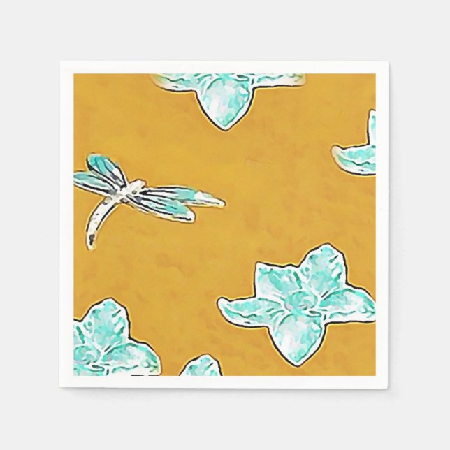 Dragonfly Serviette (Vorderseite)