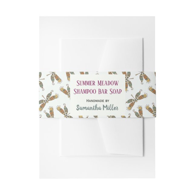 Dragonfly Shampoo Bar Soap Band Packung (Vorderseite Beispiel)