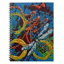Dragonfly Spiral-Foto-Notebook