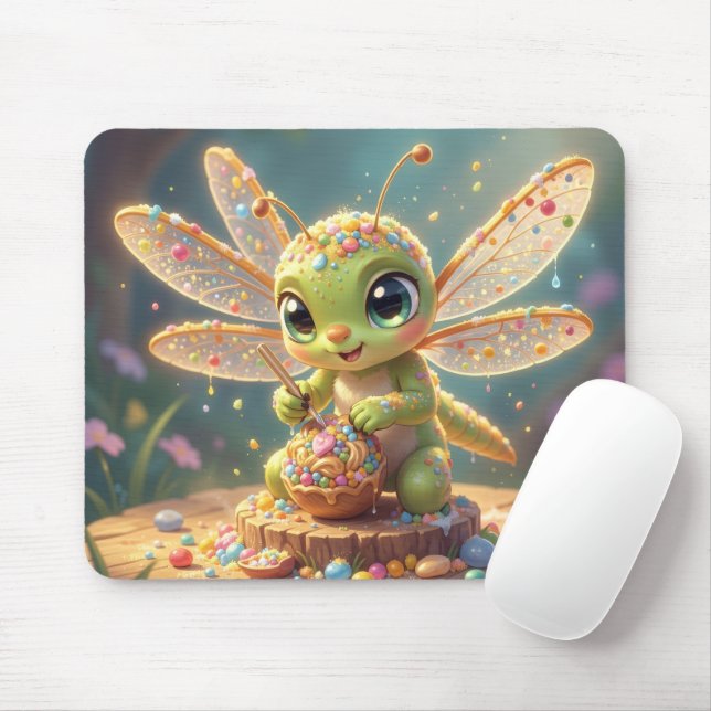 Dragonfly – Star Nectar of the Silent Night.6 Mousepad (Mit Mouse)