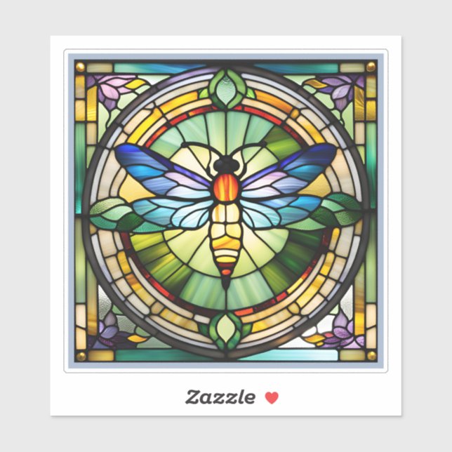 Dragonfly-Sticker Aufkleber (Blatt)