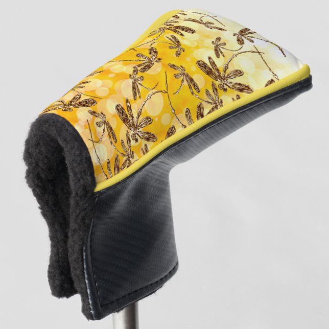 Dragonfly Sunshine Golf Headcover (3/4 Vorderseite)
