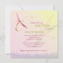 Dragonfly Theme Einzigartiges Brautparty Einladung