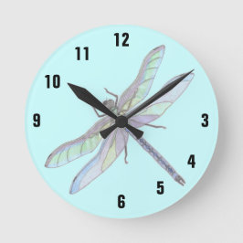 DRAGONFLY-Uhr Runde Wanduhr