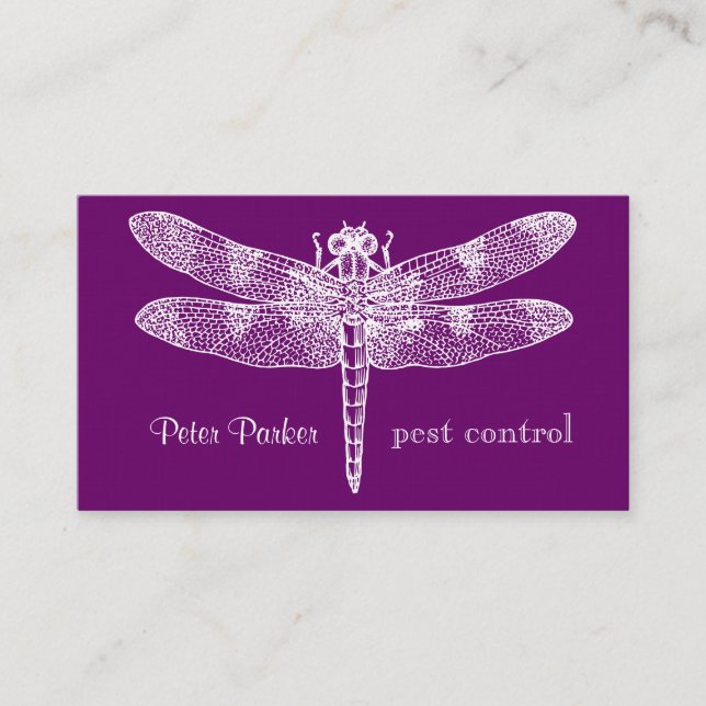 Dragonfly-Visitenkarte Visitenkarte (Vorderseite)