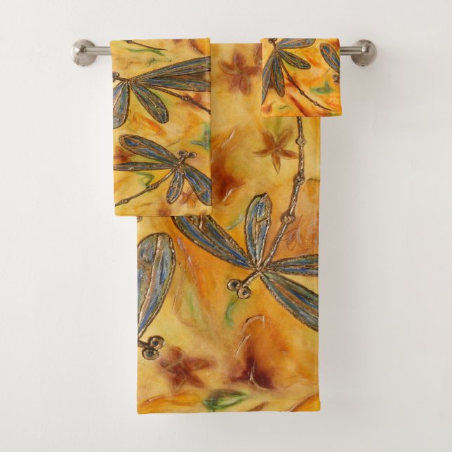 Dragonfly Warm Bauchhandtuch-Set Badhandtuch Set (Insitu)