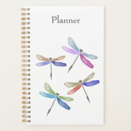 Dragonfly Watercolor Annual Planner  Planer