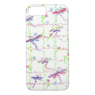 Dragonfly Watercolor Bug Insect Art Case-Mate iPhone Hülle